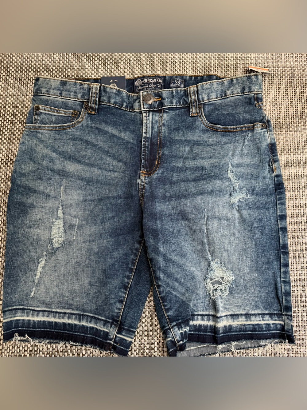 American Rag Blue Denim Jeans with Metal Button